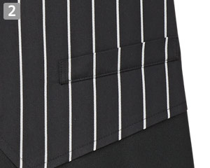 ベスト風エプロン(34-FK7176)の商品詳細「飾りポケット」
