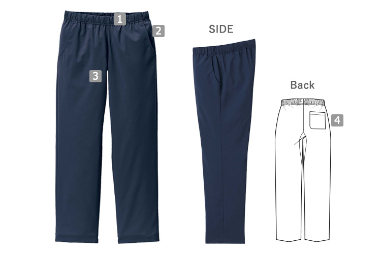 軽量高通気イージーパンツ(34-FP6714U)の商品詳細