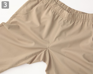 軽量高通気イージーパンツ(34-FP6714U)の商品詳細「股下マチ付き」