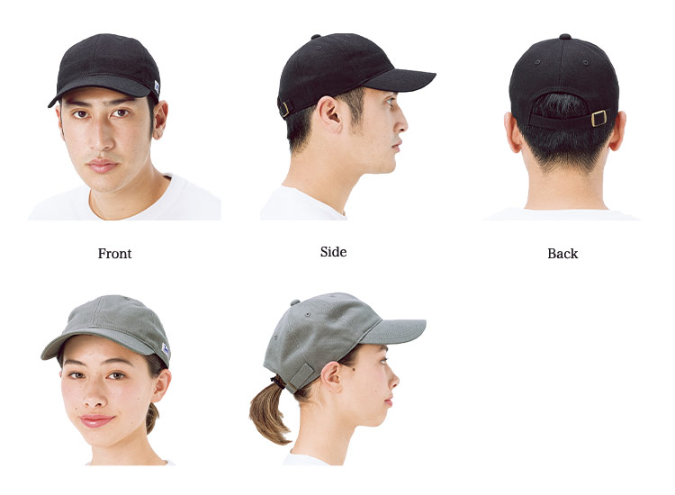 Leeベースボールキャップ着用画像