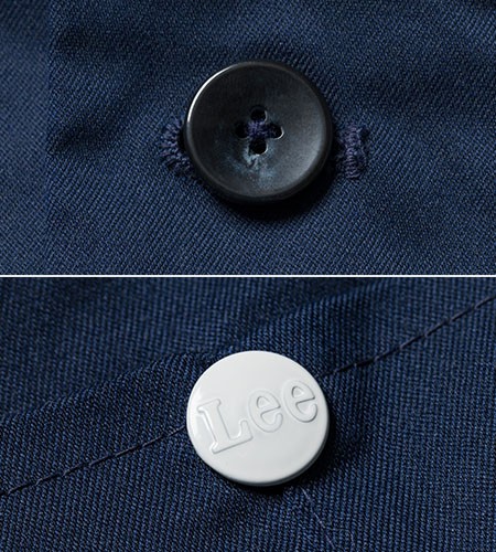 Leeの刻印入りボタン