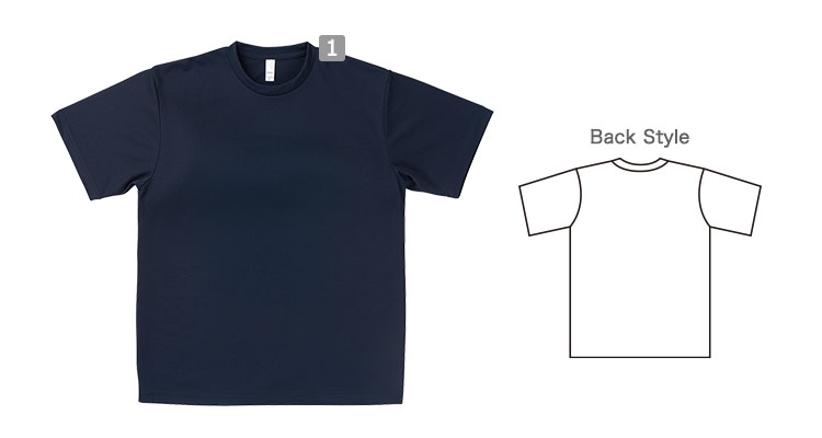 豊富なカラーとサイズ展開のドライTシャツの商品詳細(34-ms1136)