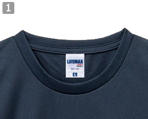 ポリジンバイラルオフ-ドライTシャツ(34-MS1160)の商品詳細「すっきりシルエット」