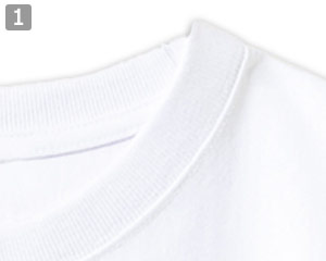 スーパーヘビーウェイトロングスリーブTシャツ(34-ms1608)の商品詳細「しっかり感のある襟リブ」