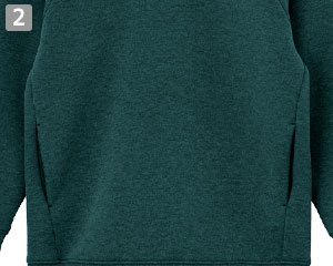 ドライストレッチクルーネックトレーナー(34-MS2131)の商品詳細「両脇ポケット」