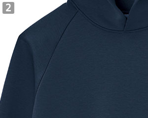 ドライストレッチプルオーバーパーカー(34-MS2132)の商品詳細「ラグラン仕様」