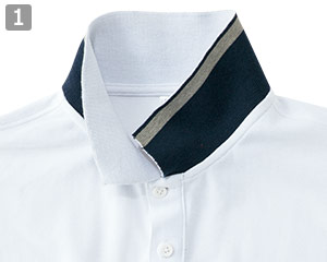 襟裏はおしゃれな2WAYカラー配色(34-MS3116)