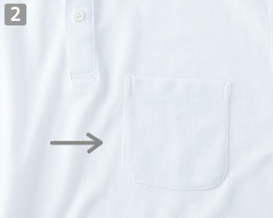 ポケット付きポロシャツで小物が入れられて便利(34-MS3116)