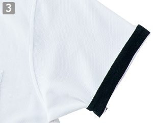 袖裏からチラリとのぞくアクセントカラーがおしゃれ(34-MS3116)