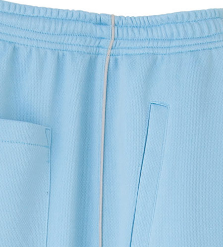 グレーのパイピング仕様(サックス・ライトピンク)