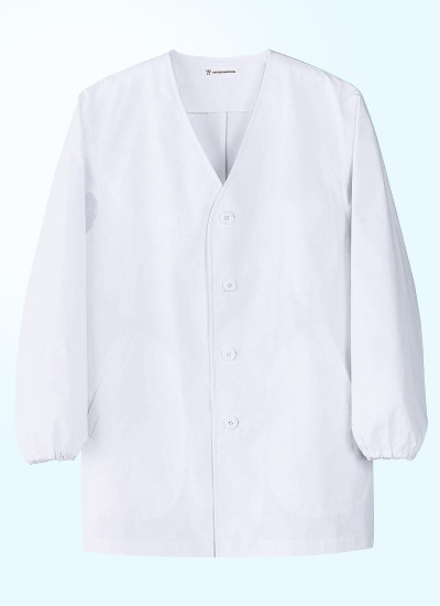 セブンユニフォームの長袖白衣(35-AA0311)の画像