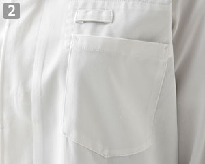 七分袖コート(35-AA0381)の商品詳細「左胸アウトポケット」