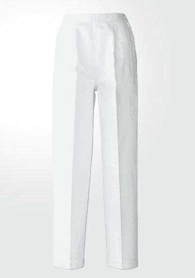 セブンユニフォームの女性用ツイルパンツ(35-AL0440-8)の画像