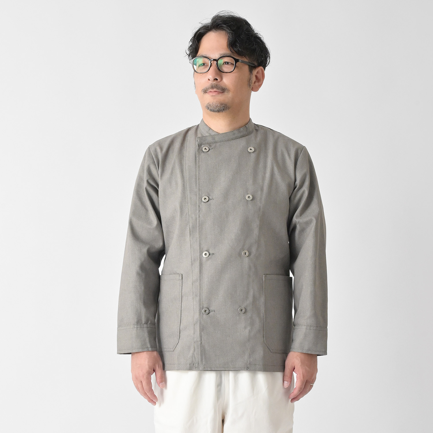 長袖コックコート(35-BA1088)のイメージ画像2