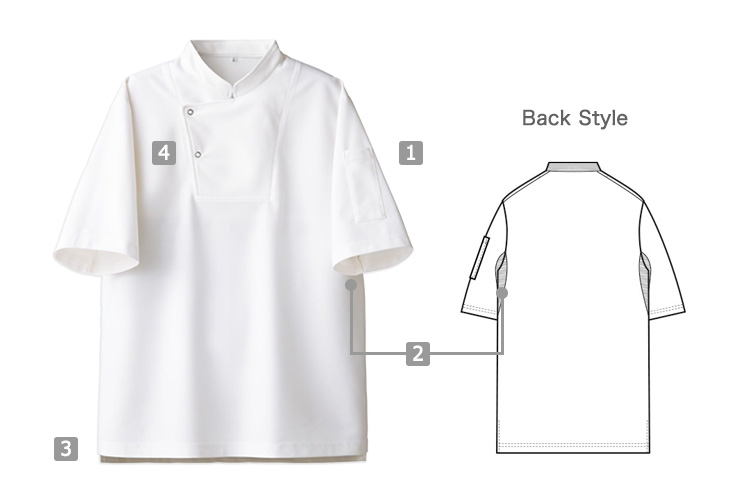 コート半袖(35-CA2144)の商品詳細