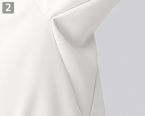 コート半袖(35-CA2144)の商品詳細「袖脇下リブ」