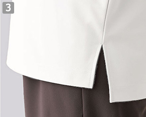 コート半袖(35-CA2146)の商品詳細「裾スリット」