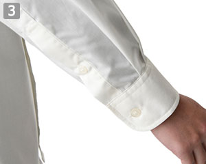 長袖シャツ(35-CH4450)の商品詳細「袖ボタン」