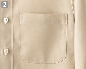 抗菌七分袖シャツ(35-CH4451)の商品詳細「左胸ポケット」