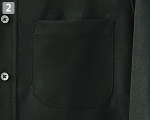 ボタンダウンニットシャツ(35-CH4495)の商品詳細「左袖ポケット」