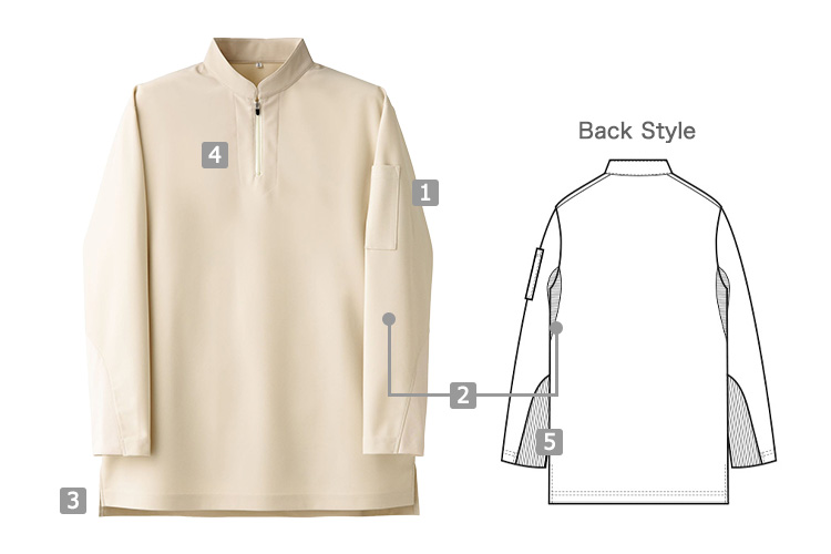 長袖ニットシャツ(35-CU1967)の商品詳細