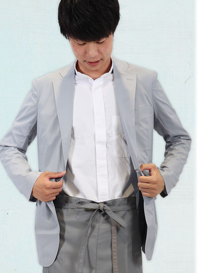 8分袖スタンドカラーシャツ(35-QH7364)のおすすめポイント