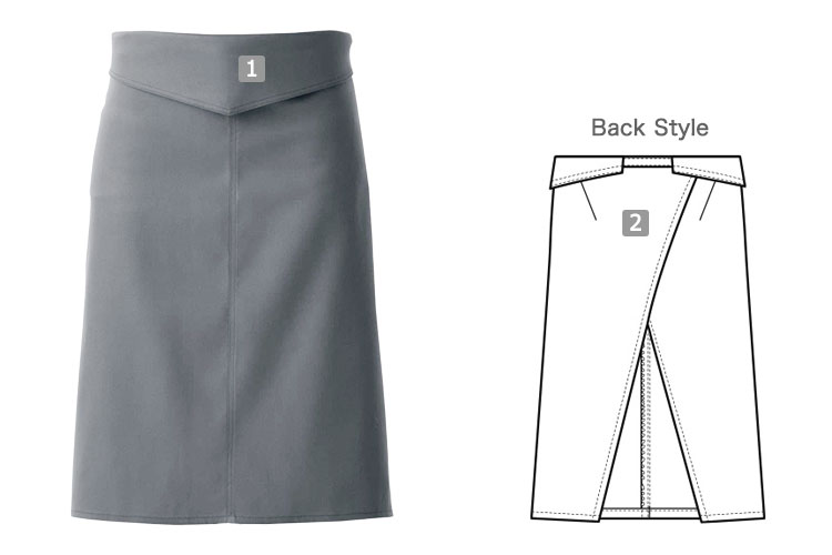 腰下エプロン(35-QT7374)の商品詳細