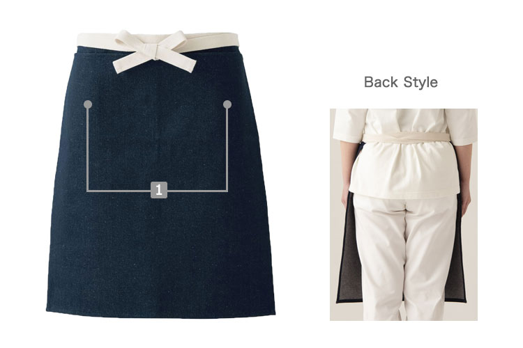 ミドルエプロン(35-QT7377)の商品詳細