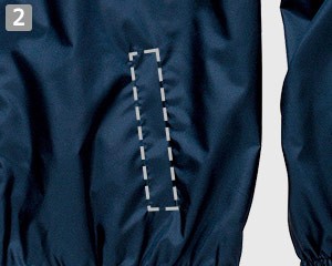 ベーシックカラーブルゾン(41-00051ET)の商品詳細「両脇ポケット」