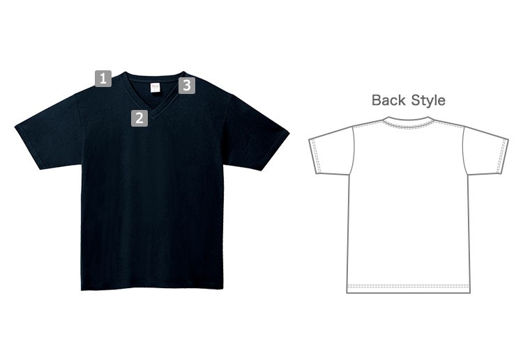VネックTシャツ(41-00108VCT)の商品詳細