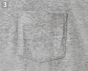 ヘビーウェイトTシャツ(41-00109PCT)の商品詳細「胸ポケット」