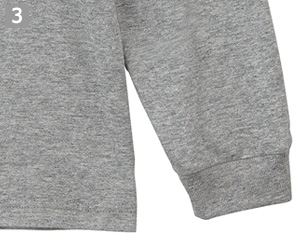 ヘビーウェイトTシャツ(41-00110)の商品詳細「リブ袖」