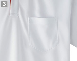 ドライレイヤードボタンダウンポロシャツ(41-00315AYB)の商品詳細「左胸ポケット付き」