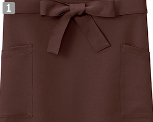 ポリソムリエエプロンのポイント①両脇ポケット