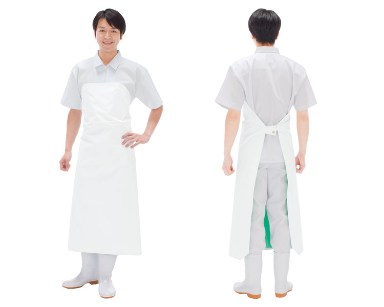 シャバルバらくらくエプロン(52-840)の着用画像