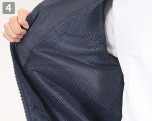 裏メッシュブルゾン(61-50102)の商品詳細「裏メッシュ」