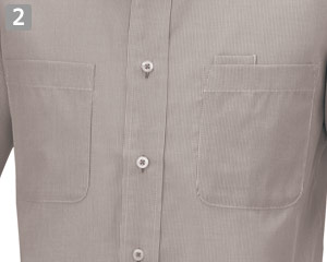 半袖ボタンダウンシャツ(61-50402)の商品詳細「両胸ポケット」