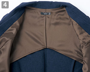 ベスト(61-630011)の商品詳細「背抜き仕立て」