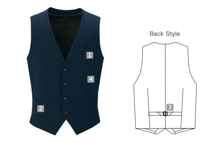 ベスト(61-630051)の商品詳細