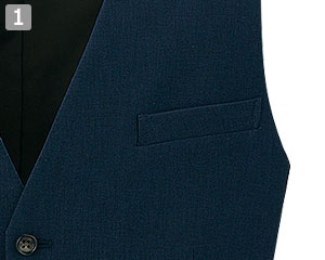 ベスト(61-630051)の商品詳細「左胸ポケット」