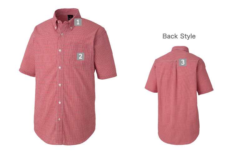 半袖ボタンダウンシャツ(61-7825)の商品詳細