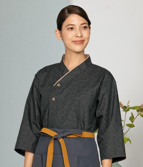 七分袖和風シャツ(71-2-391)のイメージ画像1