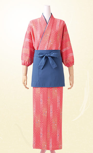 モンブランの茶羽織スカートコーディネート画像