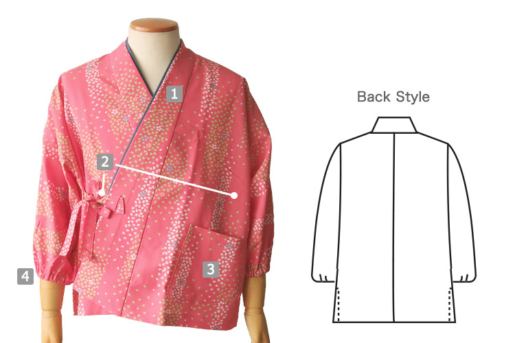 モンブランの茶羽織(71-3-371-373)画像