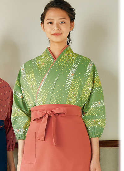 モンブランの女性用茶羽織・桜吹雪柄(71-3-371-373)の画像