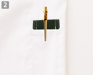 コックコート(71-6-430)の商品詳細「袖ポケット」