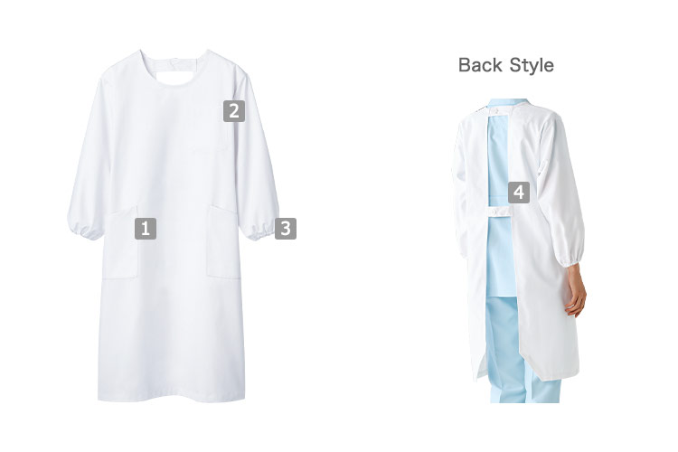 割烹着(71-74-401)の商品詳細