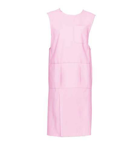 耐久性に優れた肌触りの良い予防衣ノースリーブエプロン