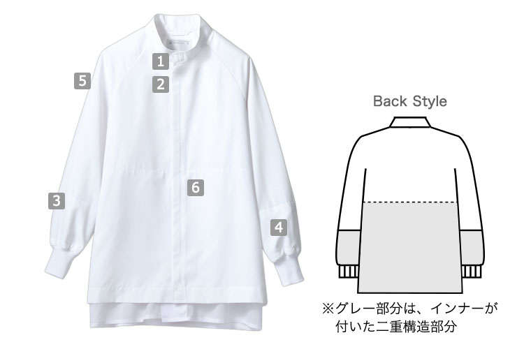 長袖ブルゾン(71-DF8711)の詳細画像