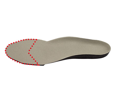 安定性の高い中敷の画像